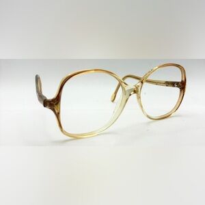 Vintage Adensco 8601 Brown Translucent Oval Sunglasses Frames Only